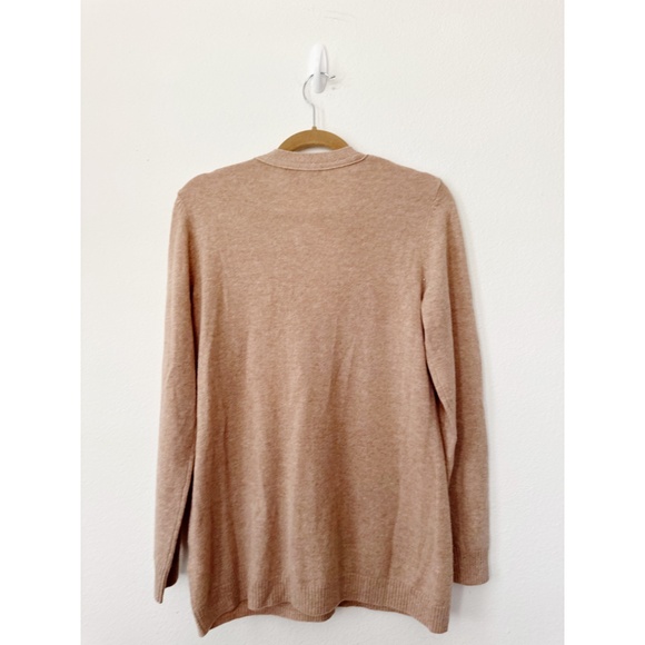 NEW Isaac Mizrahi Cashmere Cardigan Camel M NWT - Picture 3 of 6
